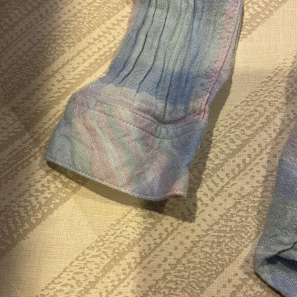 Rails Girls Blue & Pink Plaid Button Down Shirt - Picture 5 of 6